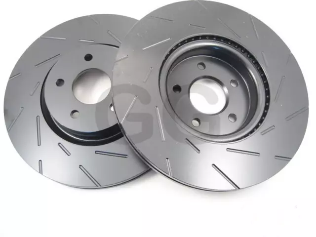 Ford Focus RS mk2 2.5l Rear Brake Discs EBC Ultimax Grooved Uprated PAIR USR1501