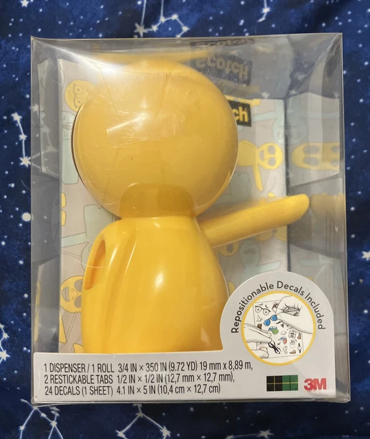 3M Scotch Magic Tape Dispenser Emoji yellow Spenser NEW