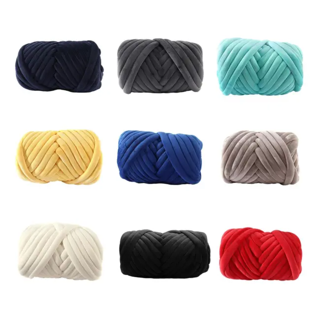 Chunky Wool Yarn DIY Soft Thick Bulky Arm Knitting Wool Roving
