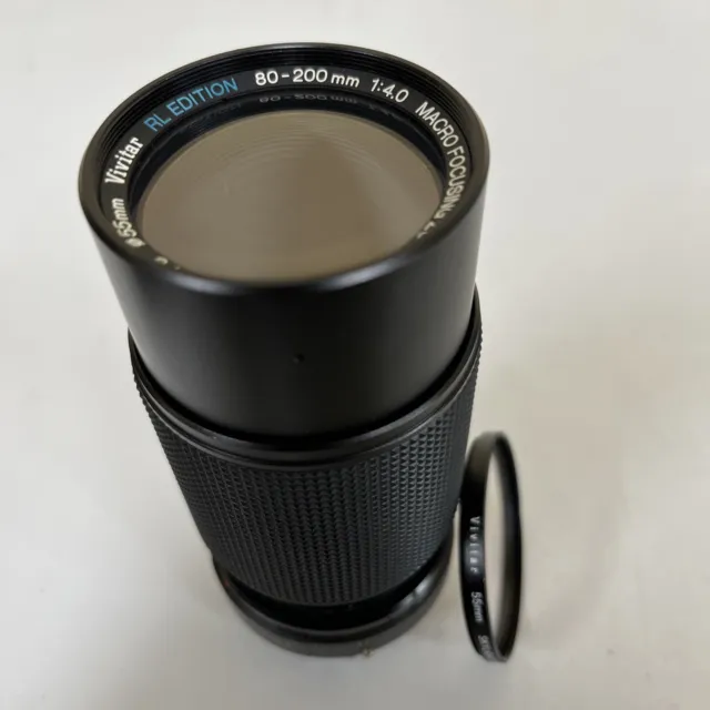 Vivitar RL Edition 80-200 4.0 Macro Focusing Zoom MC Lens GREAT CONDITIONS