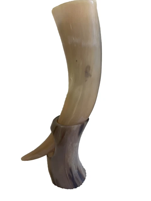 Viking Drinking Horn with stand - Medieval Inspired Beer Drinking Mug Gifts