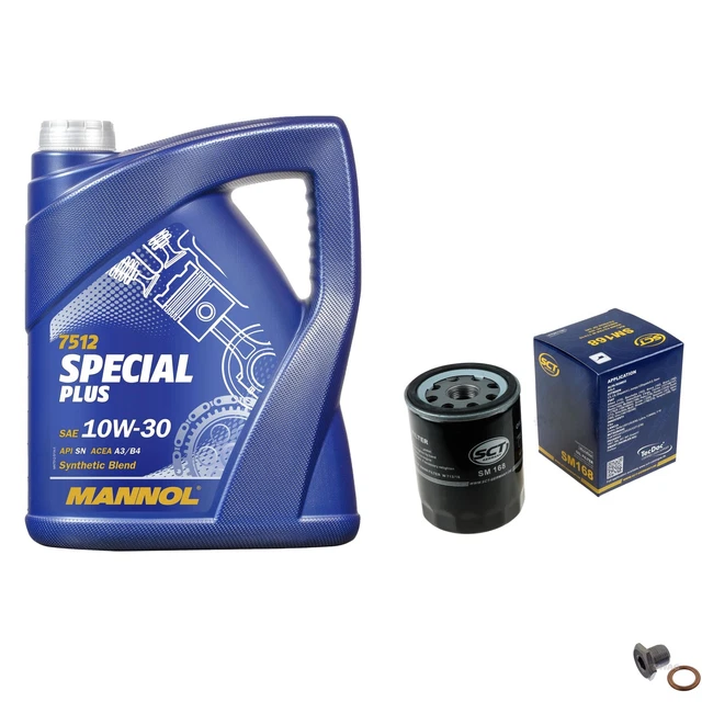 SCT Pacchetto Revisione Germania MANNOL Special Plus 10W-30 5L per Toyota