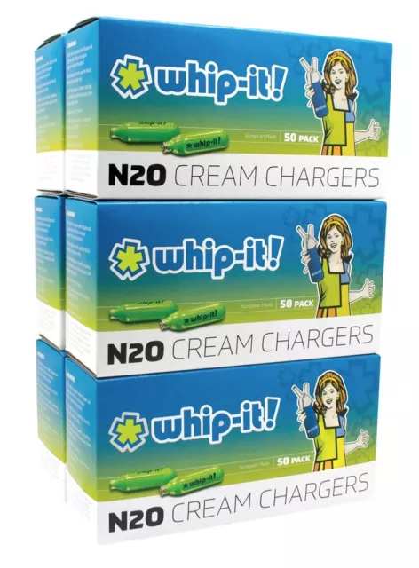 600 Cream Chargers Whip Cream 8G - WHIP IT Brand