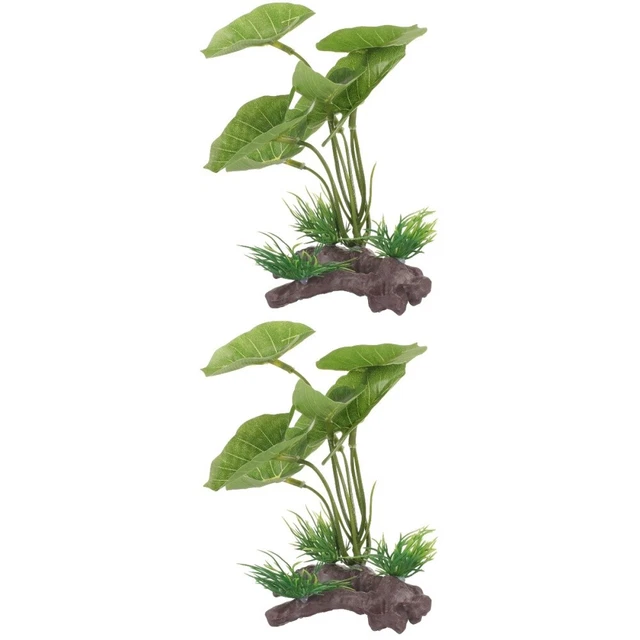 2x Quality Betta Tank Decoration for Fish Tank Landscaping Terrarium Supply