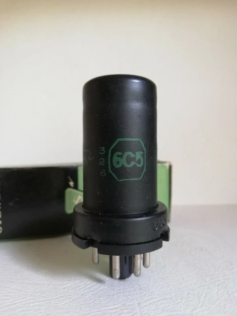 Lampe Vacuum Tube RCA 6C5 VT65 - Neuf Old Stock (NOS), Condition Ouverte