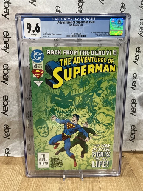 The Adventures of Superman # 500 CGC 9.6 NM/MT 1st app. of Steel & Superboy
