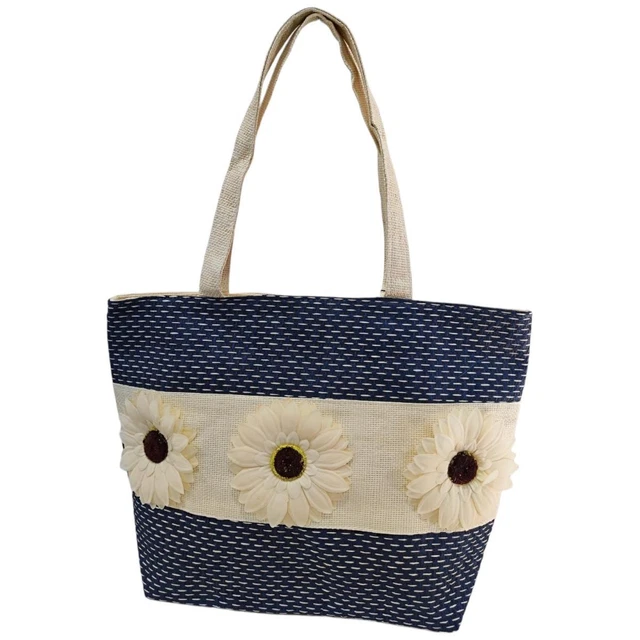 Borsa Spiaggia Grande Leggera - Tote Bag Donna | Impermeabile, Antisabbia, Multi-Tasche - Foto 2