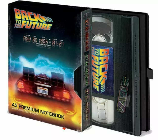 BACK TO THE Future Premium Notebook A5 Great Scott VHS EUR 12,99 - PicClick  IT