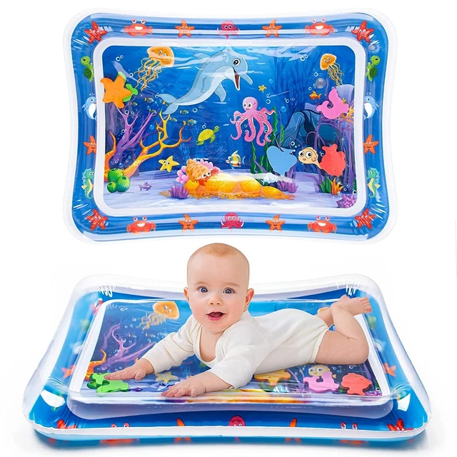 Tummy Time Water Play Mat Babies Inflatable Infants Toddlers Toys Cute Baby Gift