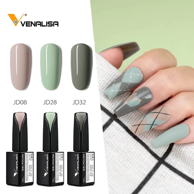 Luxury Gel Nail Polish Set 3Pcs Nail Art Soak Off UV LED Salon Gel Nail 15ml