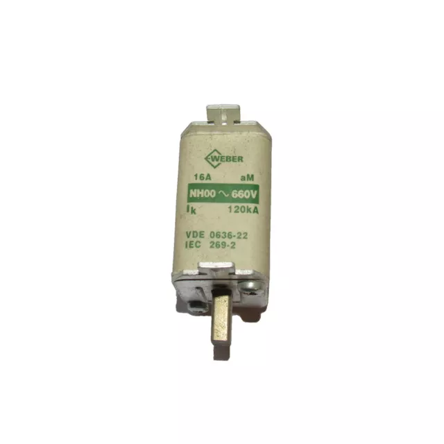 Fusible Nh Italweber A Couteau NH00 16A 660V AC