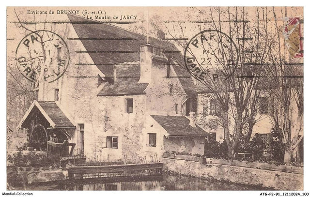 CPA Brunoy La riviere aux vannes rouges FRANCE (1372025