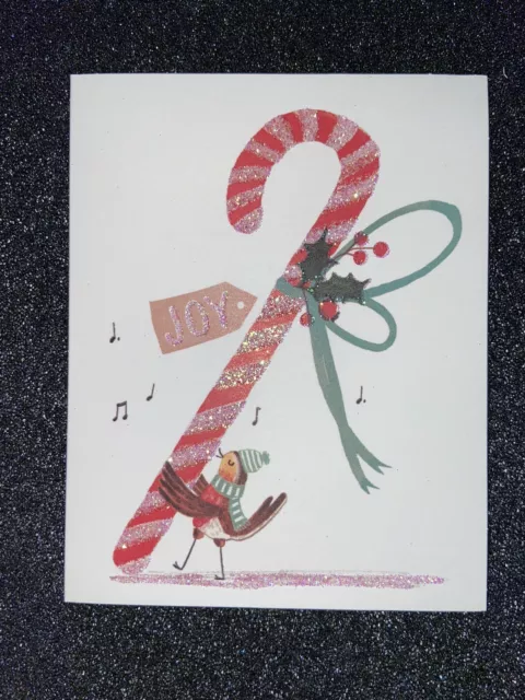 Papyrus Christmas Boxed Greeting Cards - Birdie With Candy Cane 20 Count