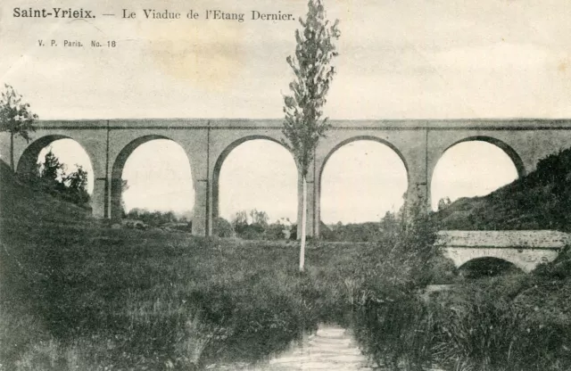 Carte SAINT YRIEIX Le Viaduc de l'Etang Dernier