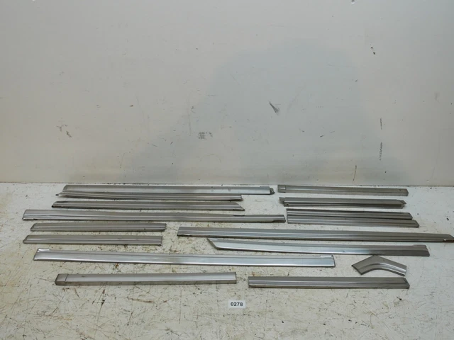 Jeep FSJ Grand Wagoneer Misc Window Glass Stainless steel Trim Set Front Rear