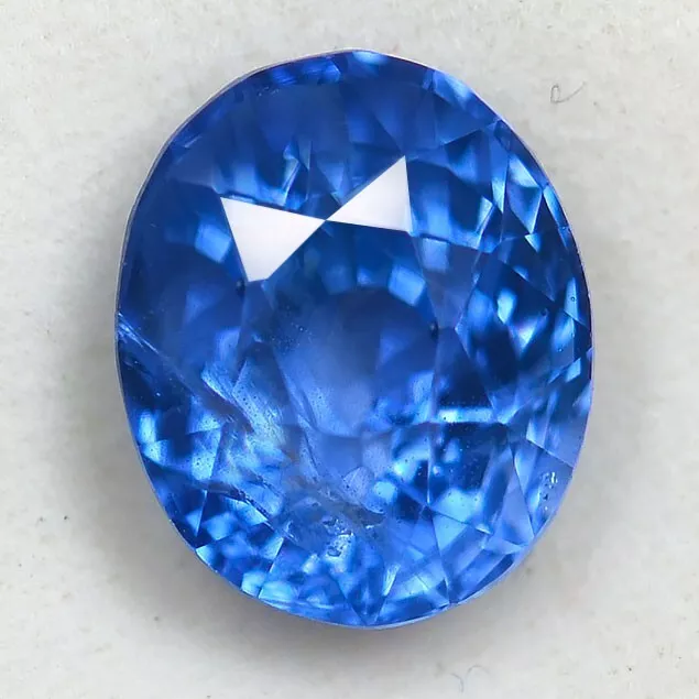 4.18 cts Unheated Certified gem World Best  Natural Blue Sapphire See Video