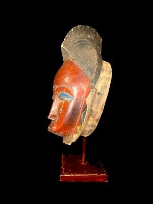 African art handcrafted from one piece of wood Face Mask (Gu)  419