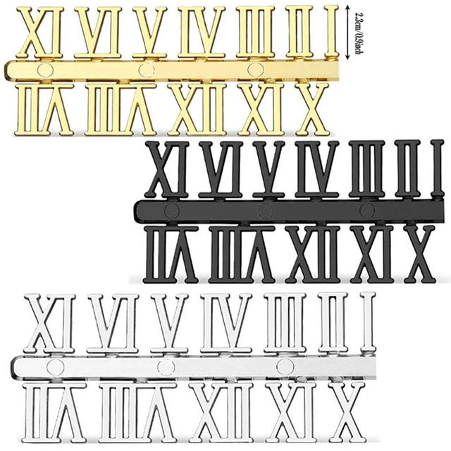 CLOCK NUMERALS KIT, Arabic Number/Roman Number DIY Digital Clock
