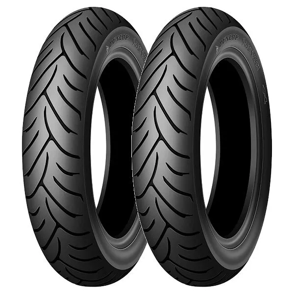 Tyre Pair Dunlop 120/90-10 66L + 100/90-10 61J Scootsmart