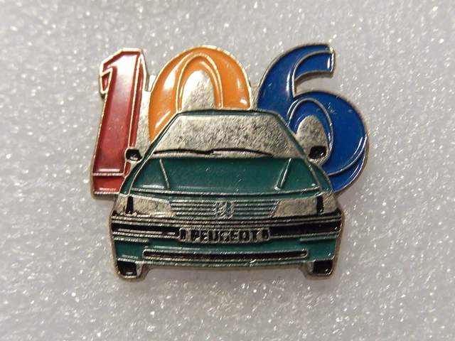 Pin’s Peugeot 106 – Badge Vintage Voiture – Occasion – Collection Accessoire Auto
