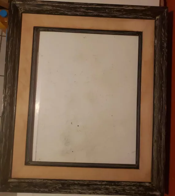 Beautiful Huge Vintage Ornate Wood Mid-Century Picture Frame 27 1/2" x 23 3/8"