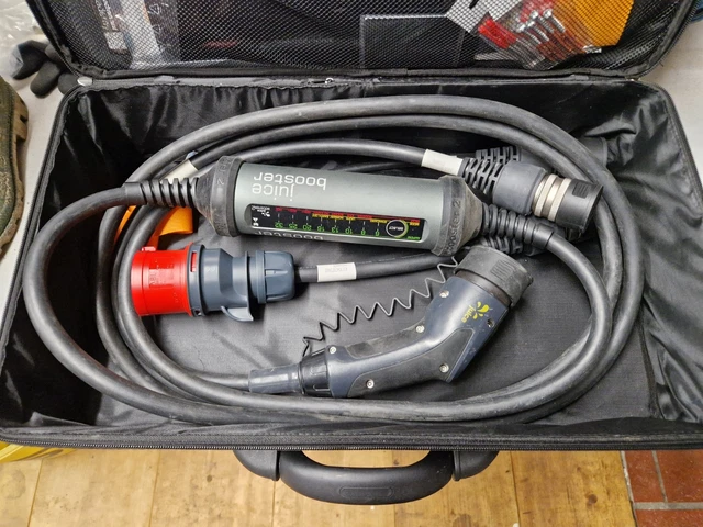 Juice Booster 2 Wallbox 11/22 KW – Mobile Ladestation Für E-Autos, 32A 3-phasig, Inkl. Verlängerungskabel 10 M