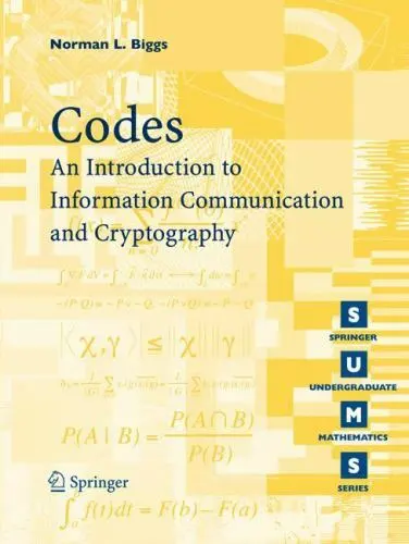 Codes: An Introduction to Information Communication and Cryptography (Springer