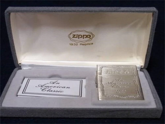 Japan Zippo Oil Lighter 1932 replica 1th side mirror finish B