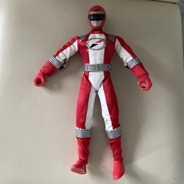 Power Rangers Overdrive Red Ranger BANDAI TALKING POWER Rangers Operation Overdrive Red Ranger Action ...
