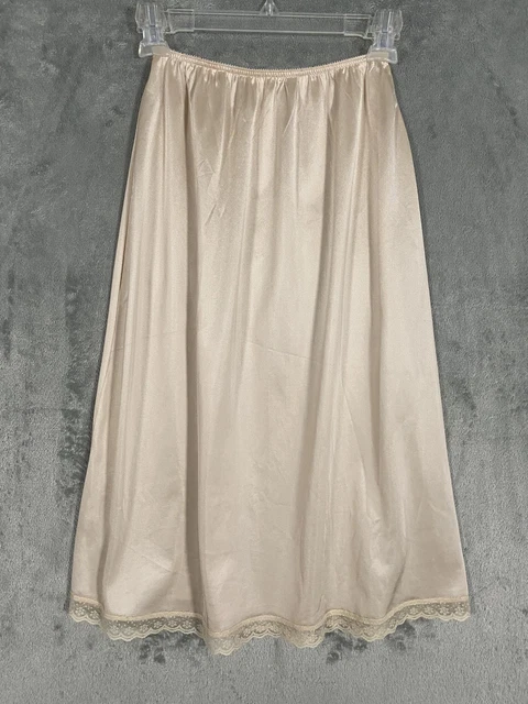 joli jupon vintage jolie dentelle T 40/42/44 taille élastique ref PL420
