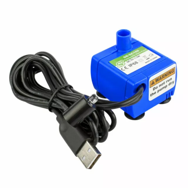 Ersatzpumpe, USB- Pumpe für Katze Trinkbrunnen,Katzen Hunde Wasserspender 160l/h