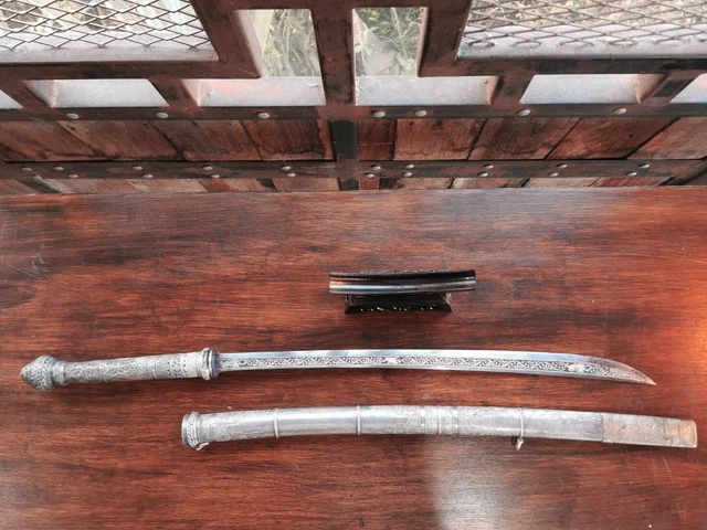 sword, burmese dha sword