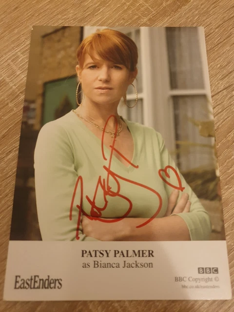 BBC EastEnders Bianca Jackson Hand Signed Cast Card Patsy Palmer Autograph
