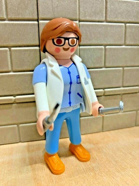 PLAYMOBIL vintage city life médical bloc opératoire infirmière set 3981 de 1998