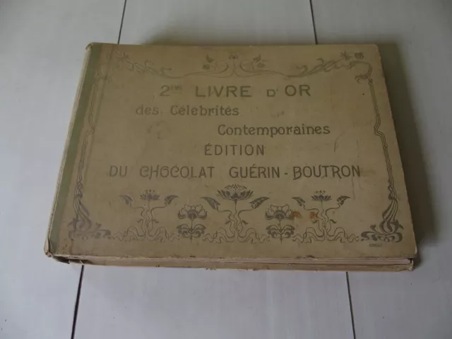 Ancien Livre Images Chromo Chocolat Guerin Boutron