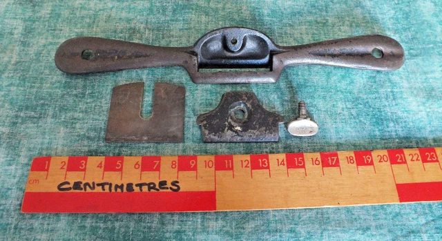 VINTAGE STANLEY No.64 SPOKE SHAVE FLAT BOTTOM