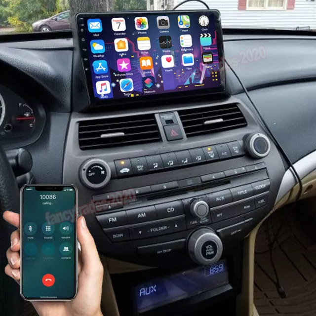For Honda Accord 2008-2013 Android 13 2+32GB Car GPS Stereo Radio Apple Carplay