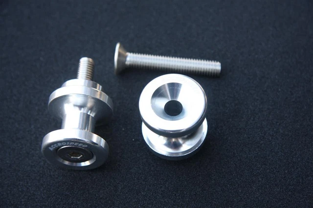 Diabolo (Pivot) Aluminium 10mm Pour Béquille Kawasaki ZX6R, ZX10R, Z750, Z1000 - Lot