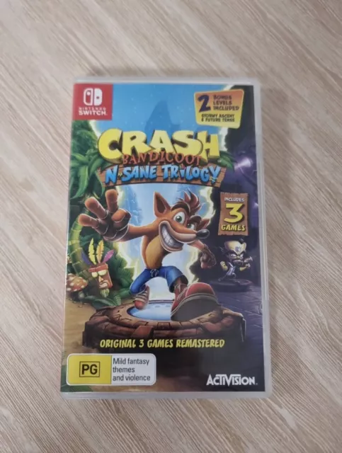 Crash bandicoot n sane trilogy sales nintendo switch