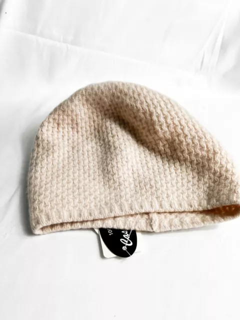 Portolano soft Pink cashmere winter hat. One size. $125