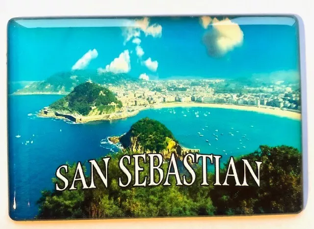 San Sebastian  / Spanien-Kühlschrankmagnet-Reiseandenken-Souvenir