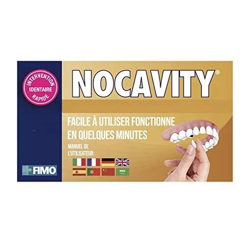 Nocavity - Kit d'obturations dentaires temporaires - Isole la carie dentaire ...