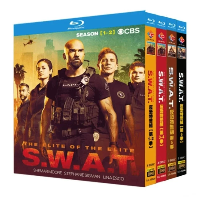 S.W.A.T. Season 1-6 Blu-ray BD TV Series English All Region 14 Discs Box Set