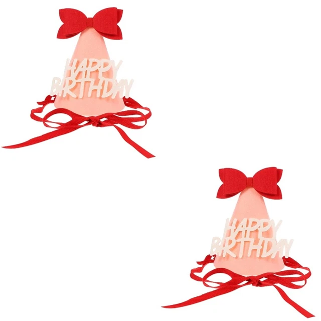 2 piezas Papel Fiesta Cono Sombrero Novedad Fiesta Sombrero Niños Cumpleaños Fiesta Sombreros