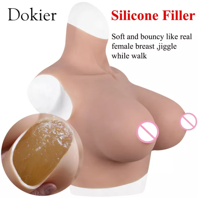 Silicone Filler Breast Forms Breastplate Fake Boobs For Crossdresser Drag Queen