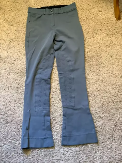 Piper by Smartpak Wms Horse Riding Bootcut Breeches pants blue Size 30R