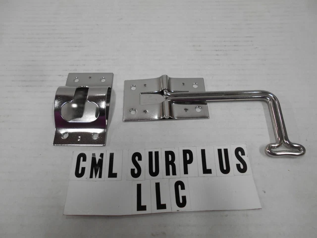 *Entry Door Catch Holder 90 Degree Angled Stainless Steel Cargo Rv Free Ship