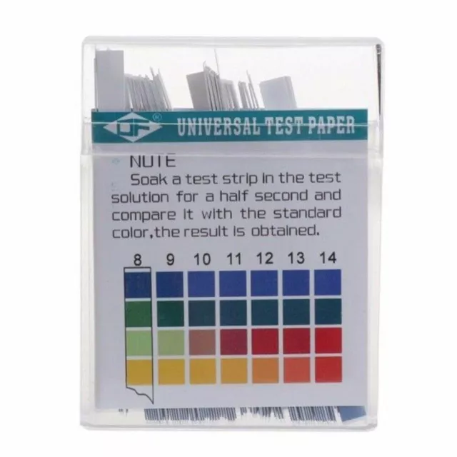 Pack de 100 bandelettes de test de pH fiables pour les tests de pH