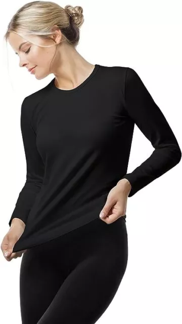 Relaxsan Zero 3620 - Maglia Termica Manica Lunga Donna Scollo Tondo Lana Merino