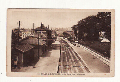 Rare Cpa -Boulogne Sur Mer-La Gare Des Tintelleries-62-Pas De Calais